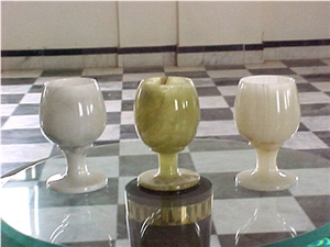 Cherry Glass, Wine Glasses, Ziarat ,Medium Green