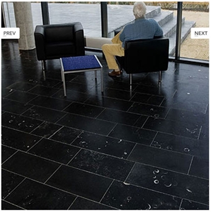 Kilkenny Black Fossil Floor Tiles, Limestone