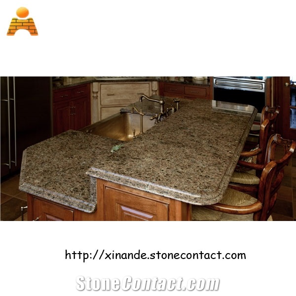 Brown Kitchen Countertops, Labrador Antique Granit