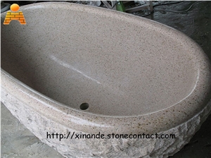 Carved Bath Tub, Granite Tub