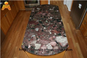 Custom Work Tops, Red Marinace Granite
