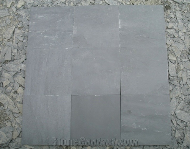 Black Flooring Slate Tiles, Natural Black Slate Tiles