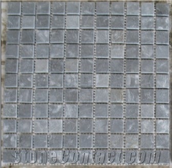 Black Mosaic Slate Tile, Natural Black Slate Mosaic