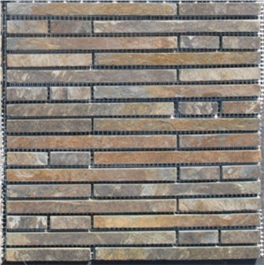 China Rust Slate Pattern Slabs & Tiles