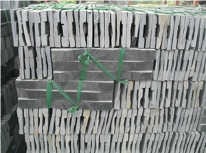 Exterior Decorative Wall Slate, Natural Slate Mushroom Stone, Natural Black Slate Mushroom Stone
