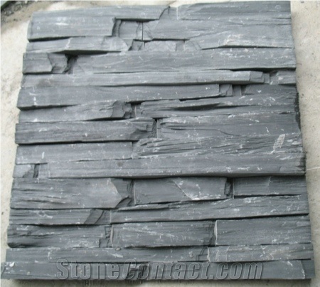 Wall Cladding Stone,Cultured Stone, Natural Grey Slate Cultured Stone