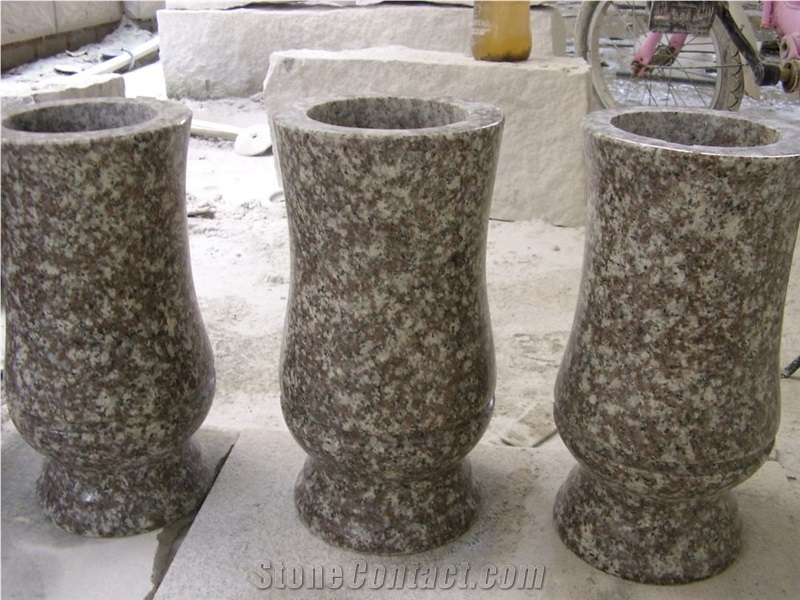 G664 Granite,vase