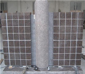 Red Granite Column