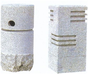 White Granite Parking Stone
