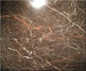 Light Brown Color with Red Veins Marble