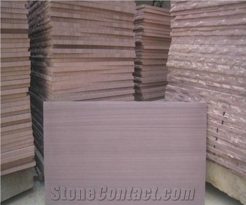 Purple Sandstone Tiles, China Lilac Sandstone