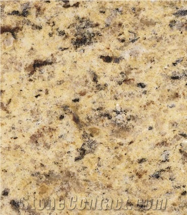 Giallo Topazio Imperiale Granite Slabs, Brazil Yellow Granite