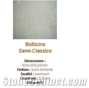 Botticino Semi Classico Marble Slabs, Italy Beige Marble