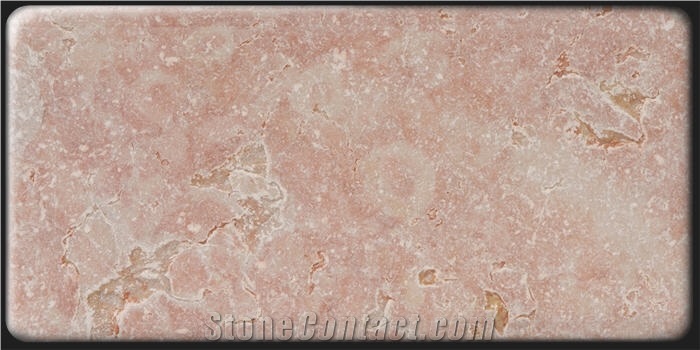 Lioz Coral Limestone Tiles, Portugal Pink Limestone