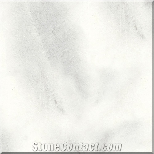 Cloudy White Marble Tile