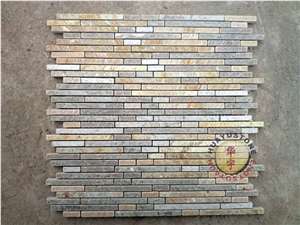 Yellow Slate Mosaic,stone Mosaic