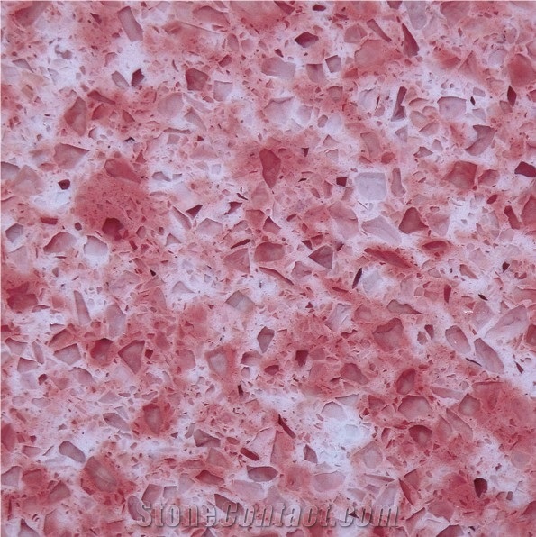 Pink Artificial Quartz Stone