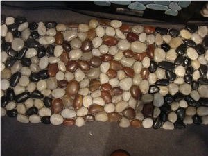 Polished Natural Pebble Mosaic