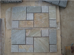 Slate Stone on Mesh Pattern Mosaic
