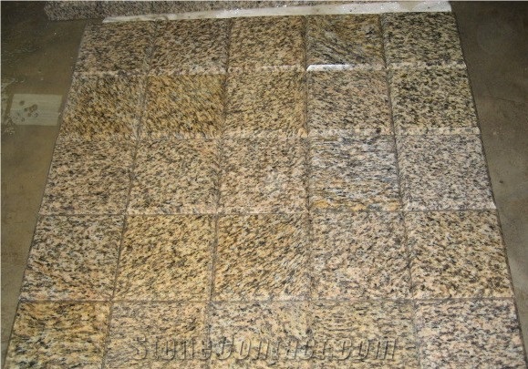 Tiger Skin Yellow Granite Floor Tile