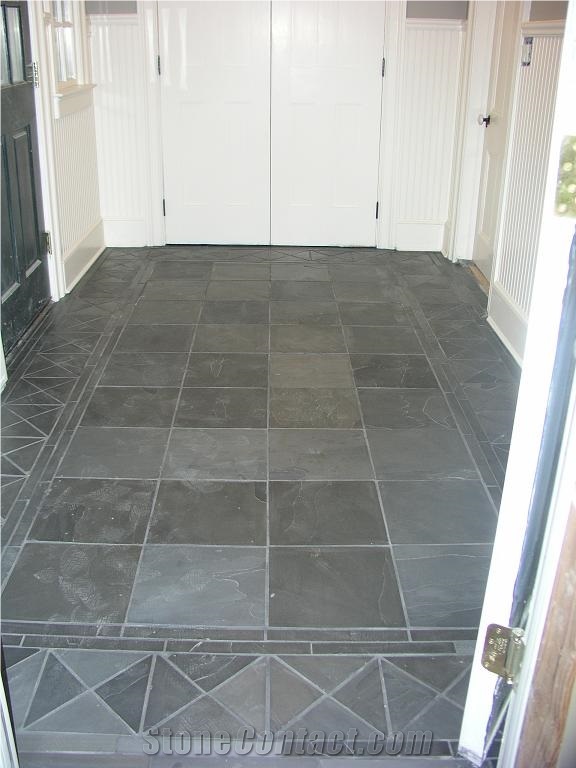 Mudroom Slate Floor From China, Slate Tile Mudroom Floor