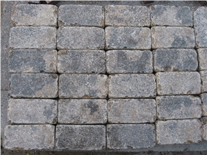 Rusty Manchu Caviar Brown Limestone Tiles