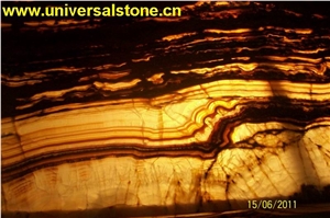 Backlit Onyx Glass Panel-87