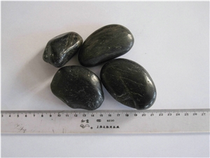 3 5cm Black Pebbles