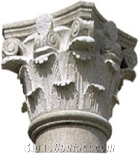 G654 Granite Column Cap