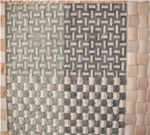 Waved Marble Mosaic Tile