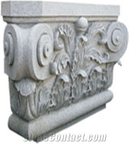 Wild Grey Granite Column Pedestal