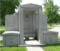 Grey Granite Mausoleum