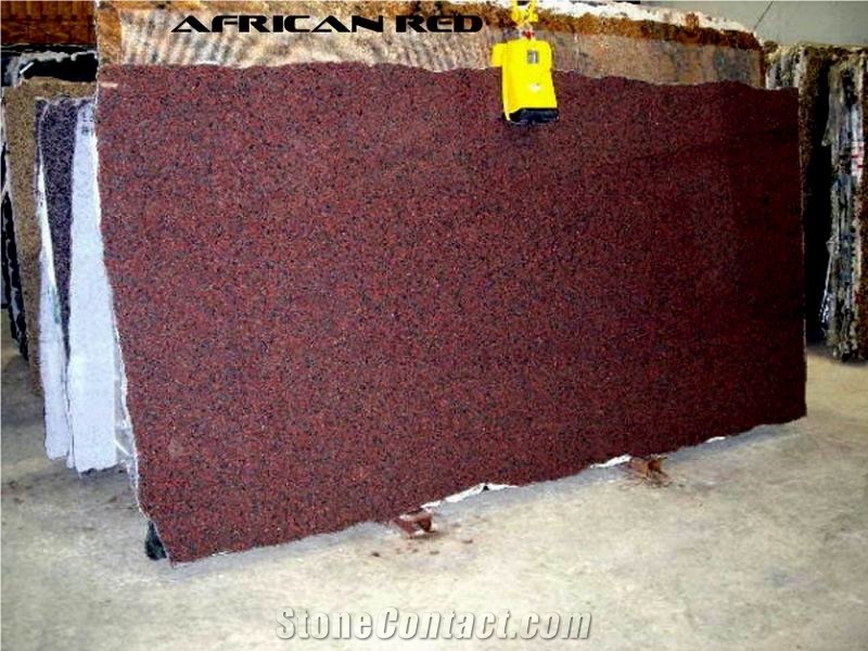 Africa Red Granite Slab(good Price)