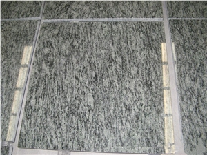 Polished Olive Green Lines Granite Tile(low Price)