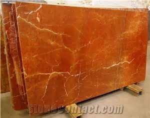 Polished Rosso Alicante Marble Slab(own Factory)