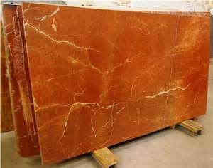 Polished Rosso Alicante Marble Slab(own Factory)
