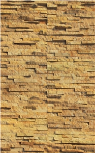 3765 Wooden Vein Sandstone Walling, Wooden Vein Yellow Sandstone Walling