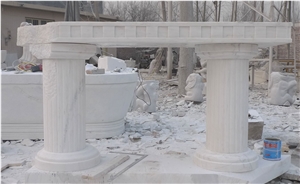 White Marble Table