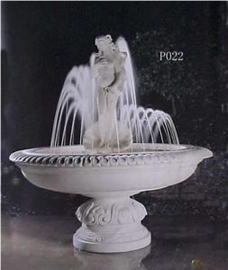 White Marble Small Size Fountain 2059