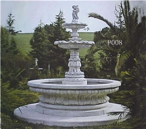 White Marble Small Size Fountain