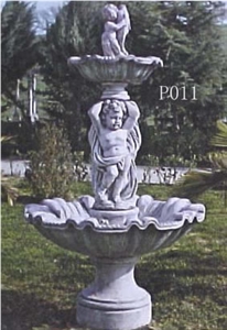 White Marble Small Size Fountain