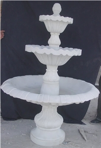 White Marble Small Size Fountain