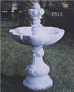 White Marble Small Size Fountain