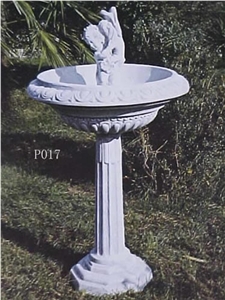 White Marble Small Size Fountain