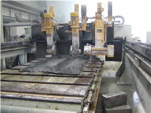 Stone Sawing Production Line for Slabs to Tiles