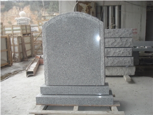 G603 Polished Tombstone, G603 Grey Granite Tombstone