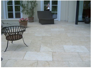 Omaha Beige Marble Pavements