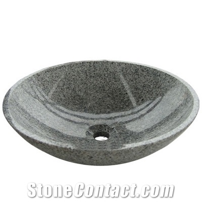 G603 Grey Granite Round Vessel Sink From China Stonecontact Com