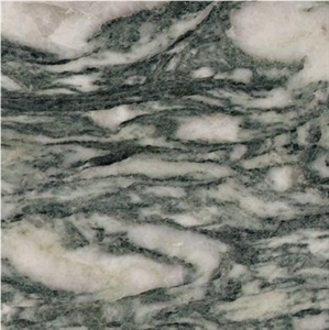 Verde Cipollino Marble Tiles, Italy Green Marble