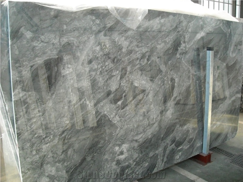 Bardiglio Carrara Marble Slabs, Italy Grey Marble